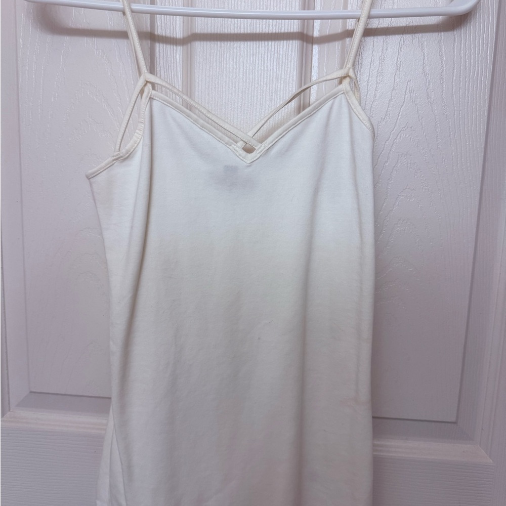 Express White Camisole with Spaghetti Straps